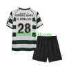 Sporting Lisbon Cristiano Ronaldo 28 2001-2003 Barn Retro Hjemme Fotballdrakt Kortermet